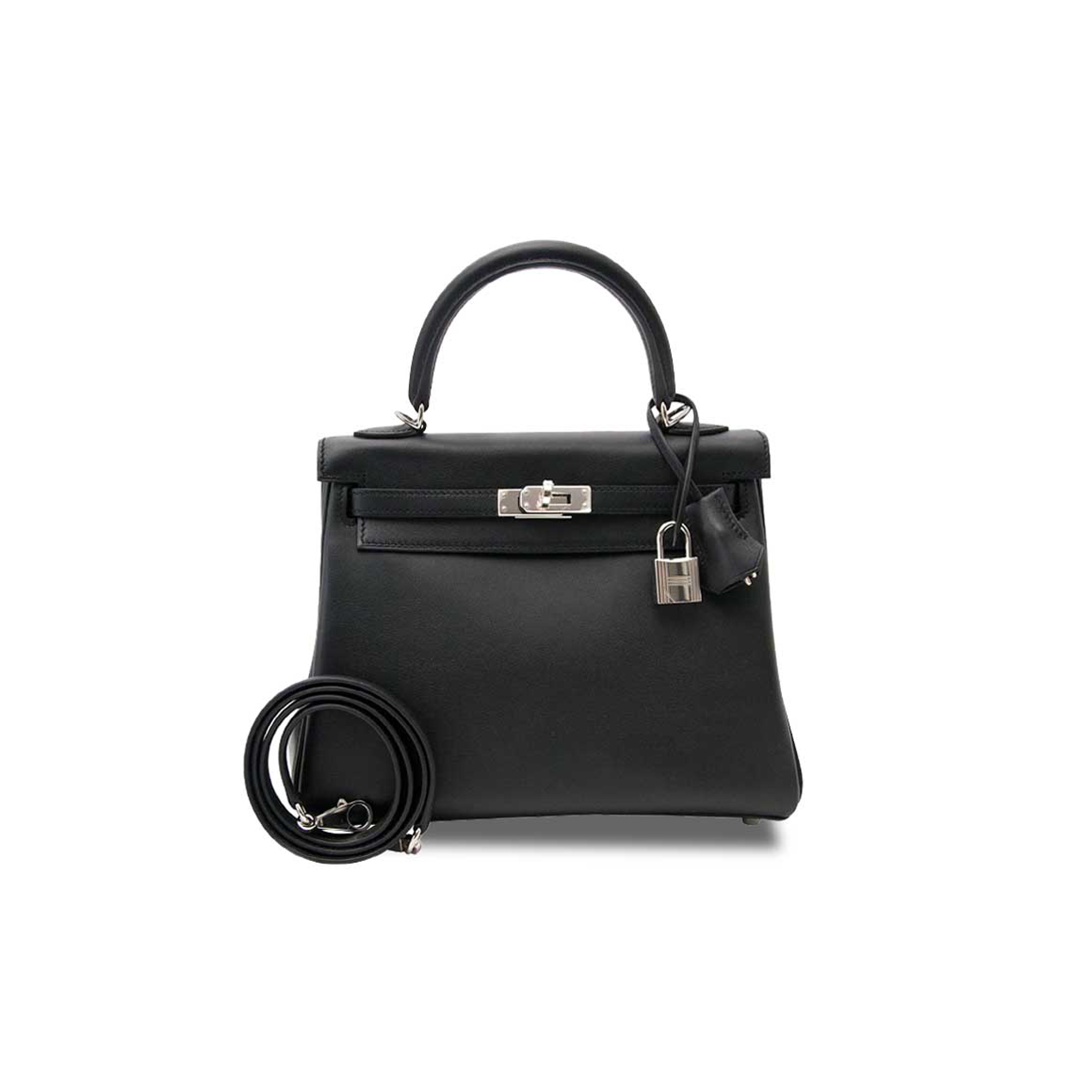 HERMÈS KELLY 25 BLACK SWIFT (25*17*7cm) 